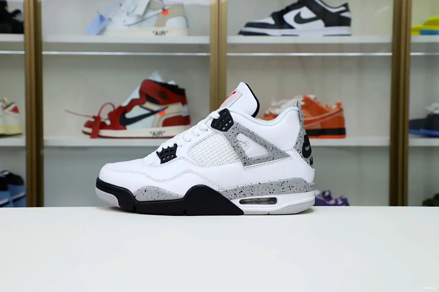 Kimikick White Cement 4 Jordan Air Retro 0511